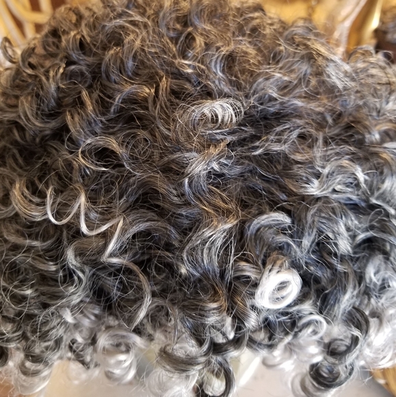 Gray Black Beauty Full Wig main image 8